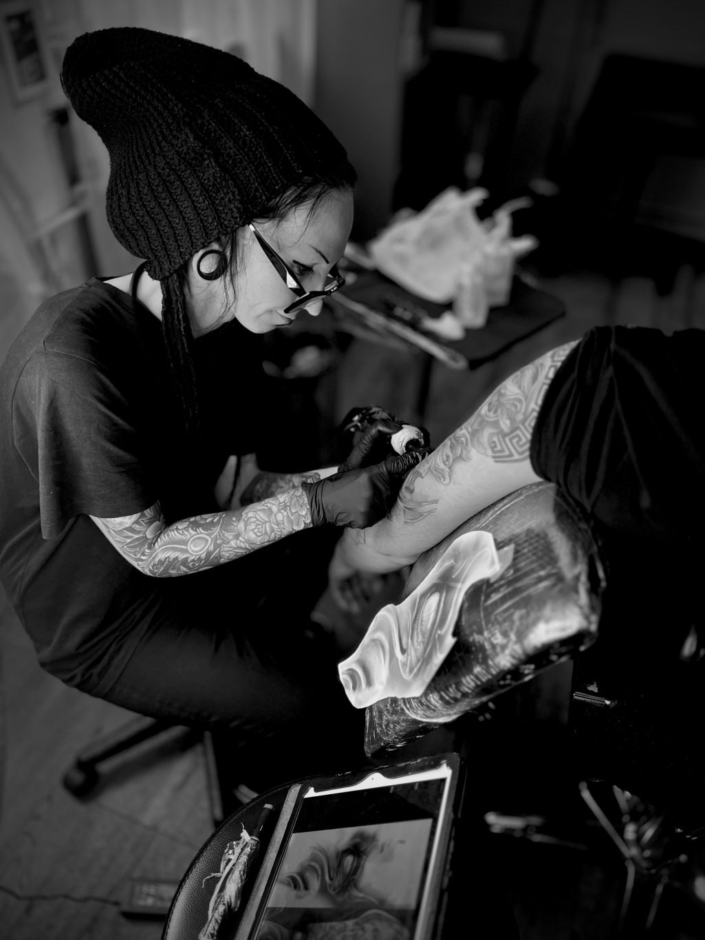 Blackwork tetovējumi